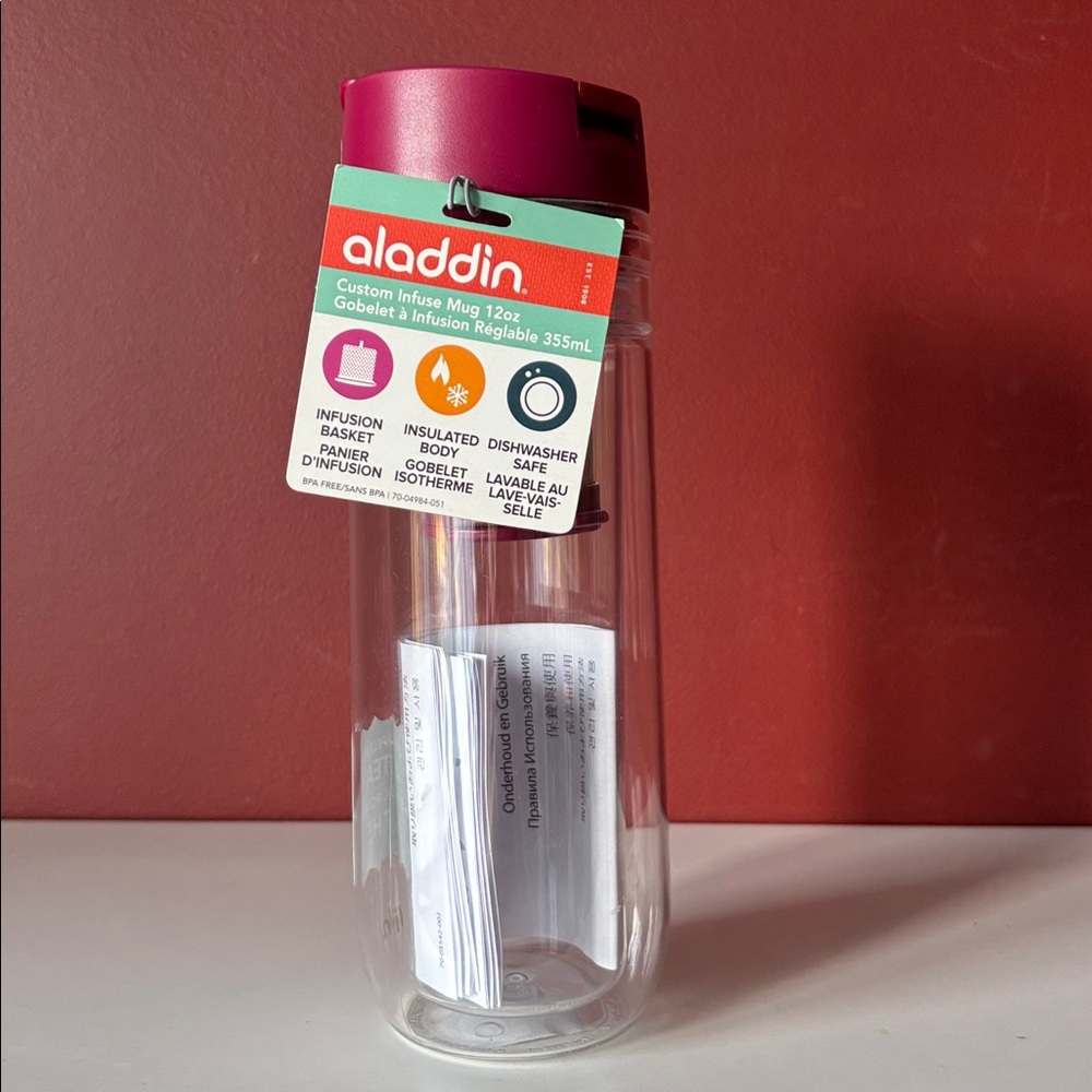 👛 (ANY 2/$30) NWT ALADDIN 12oz Infuse Bottle